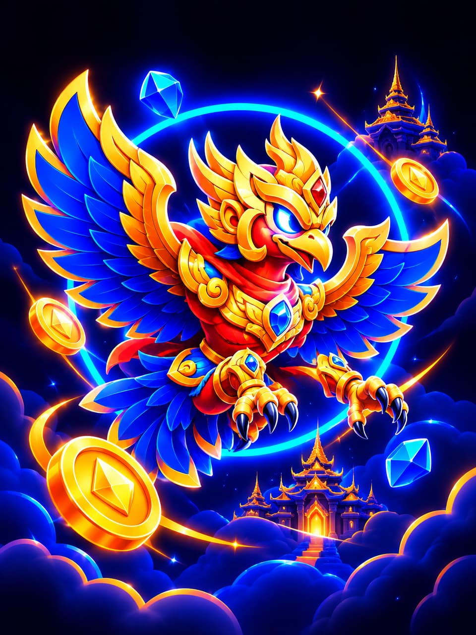 ภาพเกม JL Fortune Garuda 500 ที่ออกแบบใหม่สำหรับ mama555 - มาม่า555