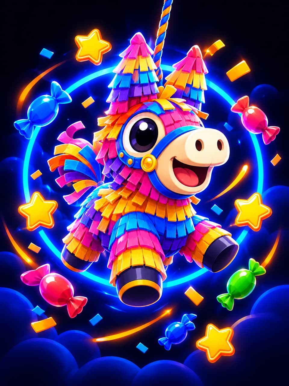 ภาพเกม Pinata Boom ที่ออกแบบใหม่สำหรับ mama555 - มาม่า555